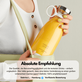 FreshJuice Go™ Dein Smoothie Mixer für unterwegs